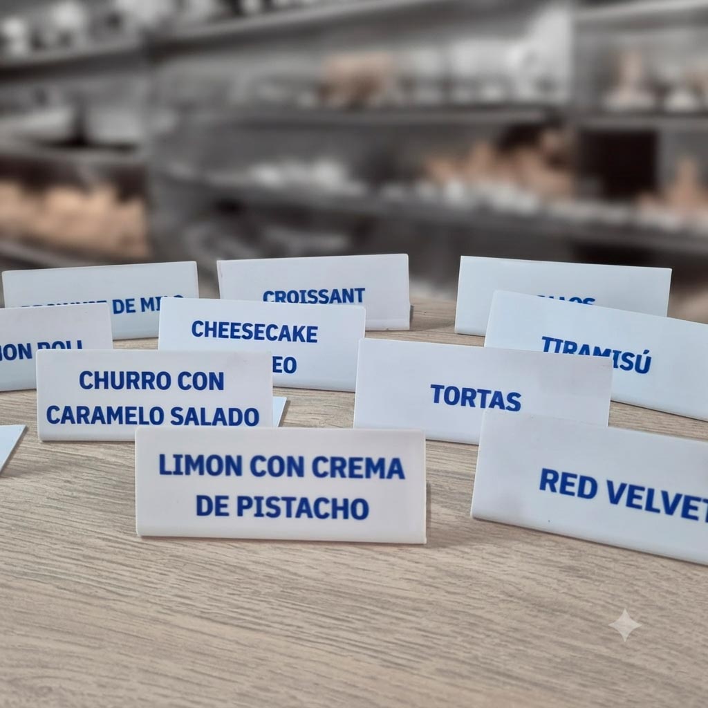 habladores en Pereira, fabricación de habladores en Pereira, habladores publicitarios en Pereira, habladores en acrílico Pereira, habladores en polietileno Pereira